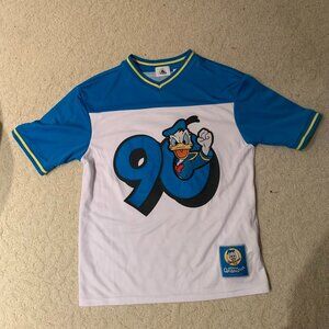 Disney 90th anniversary Donald Duck football jersey